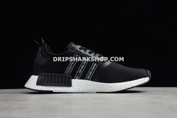 Adidas NMD R1 Shoes Core Black Cloud White