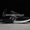 Adidas NMD R1 Shoes Core Black Red Footwear White