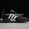 Adidas NMD R1 Shoes Core Black Scarlet Cloud White