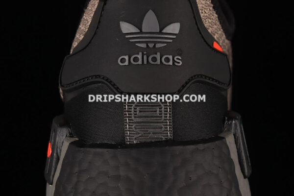 Adidas NMD R1 Spectoo Shoes Core Black Grey Five Solar Red