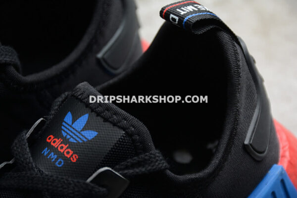 Adidas NMD R1 Shoes Core Black Core Black Lush Red