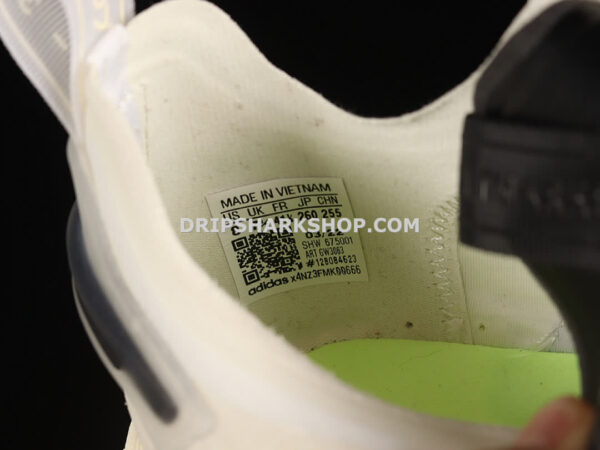Adidas NMD V3 Boost Shoes Crystal White Core Black Signal Green