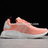 Adidas NMD R1 Shoes Sun Glow Core Black Flat White