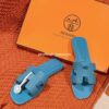 Sandalias Hermes - Oran Bleu Cameo