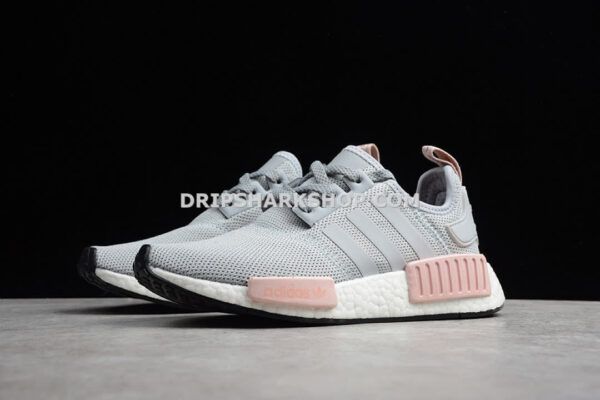 Adidas NMD R1 Shoes Clear Onix Light Onix Vapour Pink