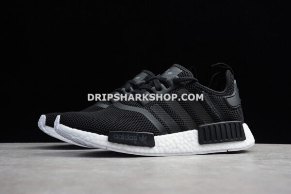 Adidas NMD R1 Black Monochrome Black White