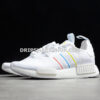 Adidas NMD R1 Shoes White Yellow Blue Red