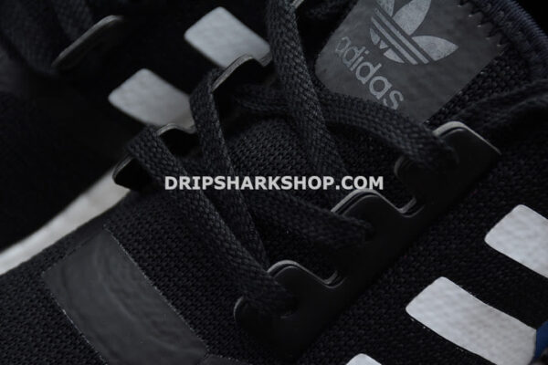 Adidas NMD R1 Shoes Core Black Cloud White Lush Blue