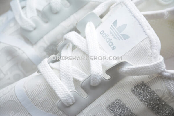 06-22 Adidas NMD R1 Shose Cloud White Cloud White Light Grey