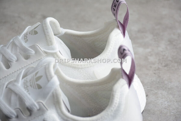Adidas NMD R1 Boost Shoes Cloud White Cloud White Purple