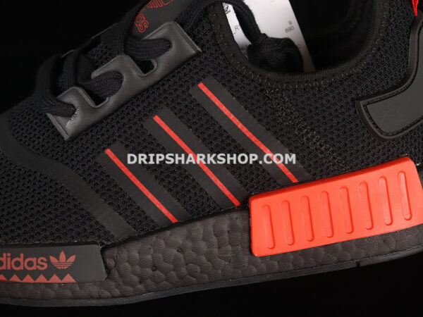 Adidas NMD R1 Core Black Core Black Red
