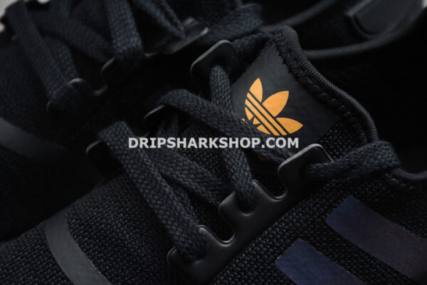 Adidas NMD R1 Shoes Core Black Solar Orange Cloud White