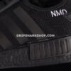 Adidas NMD R1 Boost Shoes Core Black Core Black Scarlet