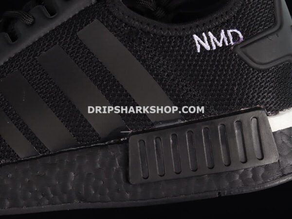 Adidas NMD R1 Boost Shoes Core Black Core Black Scarlet