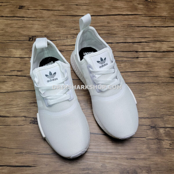 06-50 Adidas NMD R1 Shoes Cloud White Cloud White Cloud White