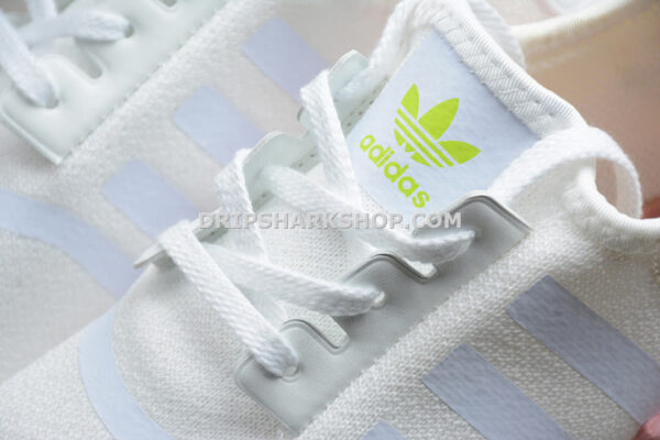 Adidas NMD R1 Shoes Cloud White Green Pink