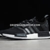 Adidas NMD R1 Shoes Core Black Cloud White