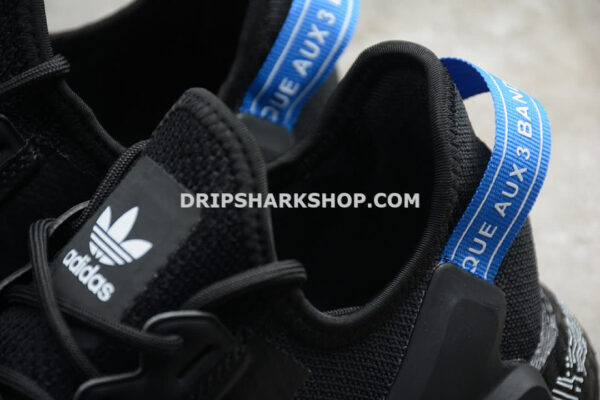 Adidas NMD R1 V2 Shoes Core Black Core Black Blue