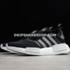 Adidas NMD R1 Shoes Core Black Cloud White Grey