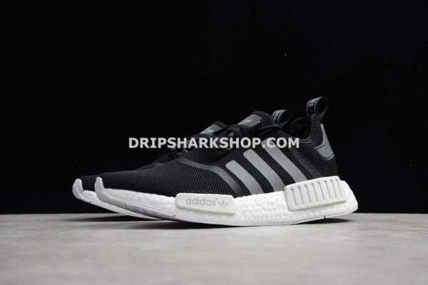Adidas NMD R1 Shoes Core Black Cloud White Grey