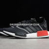 Adidas NMD R1 PK Shoes Core Black Cloud White Red