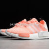 Adidas NMD R1 Shoes Sun Glow Core Black Flat White
