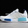 Adidas NMD R1 Shoes Footwear White Footwear White Blue Glow