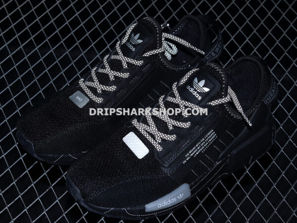 Adidas NMD R1 V2 Shoes Core Black Cloud White Grey One
