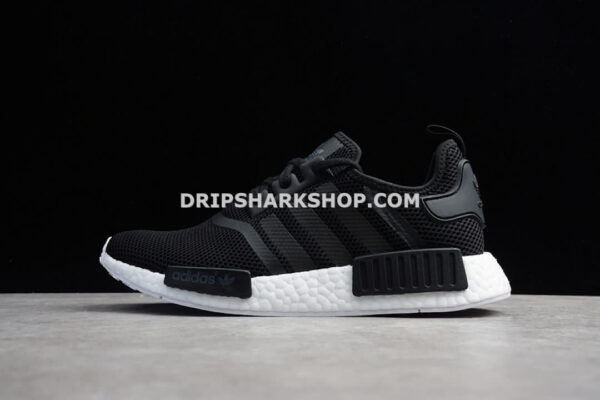 Adidas NMD R1 Black Monochrome Black White