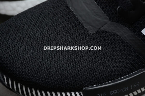 Adidas NMD R1 Shoes Core Black Cloud White Lush Blue