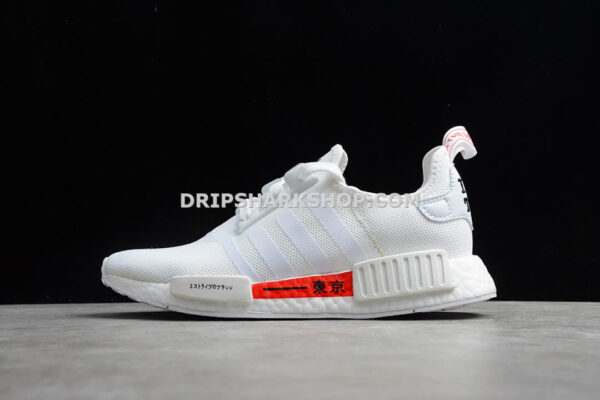 Adidas NMD R1 Tokyo Shoes Cloud White Red Cloud White