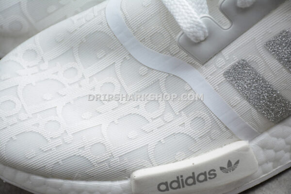 07-22 Adidas NMD R1 Shose Cloud White Cloud White Light Grey