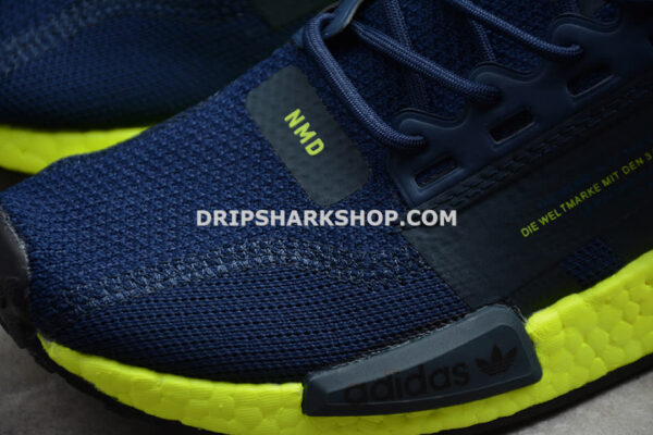 Adidas NMD R1 V2 Shoes Collegiate Navy Collegiate Navy Signal Green