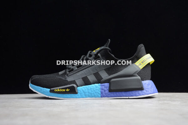 Adidas NMD R1 V2 Core Black Carbon Shock Yellow