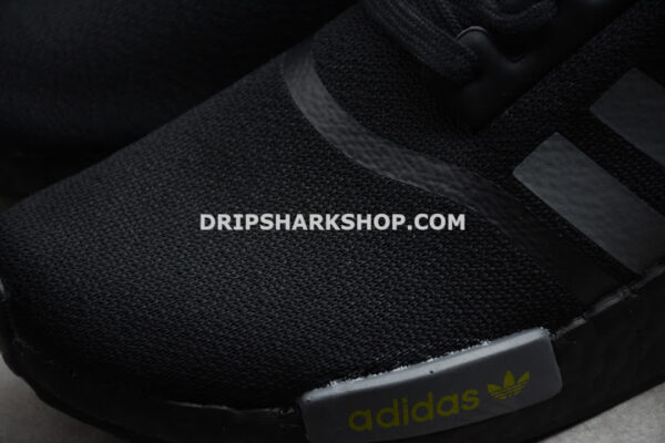 Adidas NMD R1 Shoes Core Black Core Black Yellow