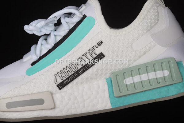 Adidas NMD R1 Spectoo Shoes Cloud White Cyan Black