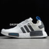 Adidas NMD R1 Shoes Cloud White Core Black Blue