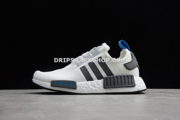 Adidas NMD R1 Shoes Cloud White Core Black Blue