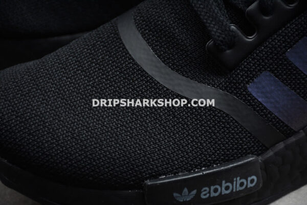 Adidas NMD R1 Shoes Core Black Solar Orange Cloud White