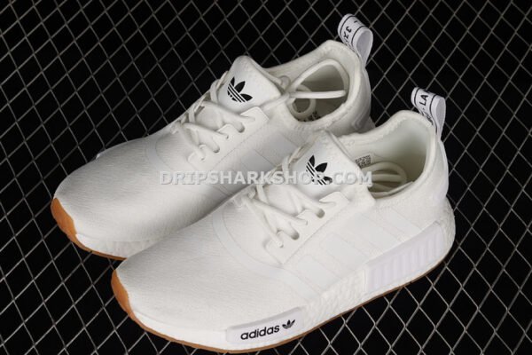 Adidas NMD R1 Primeblue Shoes Cloud White Cloud White Gum