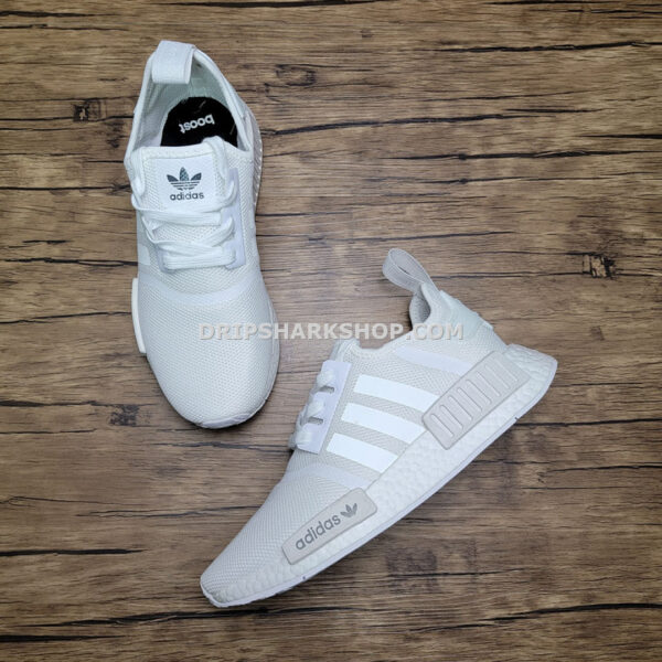 07-50 Adidas NMD R1 Shoes Cloud White Cloud White Cloud White