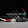 Adidas NMD R1 Shoes Core Black Red Footwear White