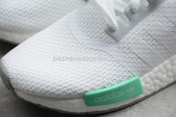 Adidas NMD R1 Shoes Cloud White Grey Two Clear Mint