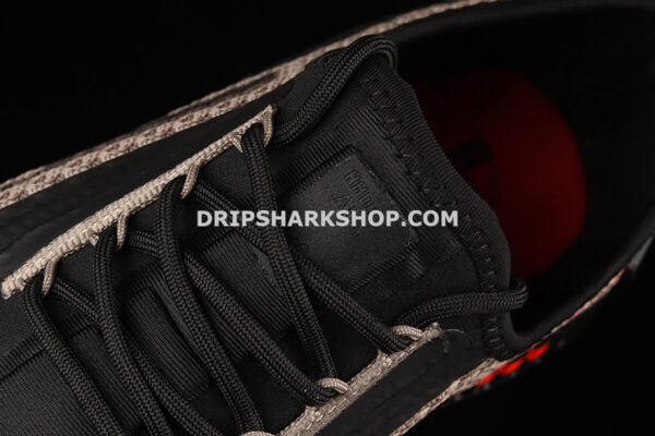 Adidas NMD R1 Spectoo Shoes Core Black Grey Five Solar Red