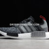 Adidas NMD R1 Glitch Shoes Core Black Grey Red
