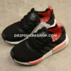 Adidas NMD R1 Boost Synthetics Wmns Core Black Peach Pink