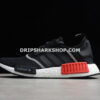 Adidas NMD R1 PK Shoes Core Black Cloud White Red
