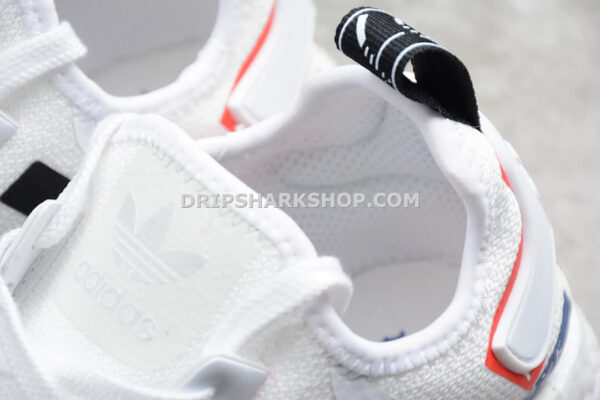 Adidas NMD R1 Shoes Off White Core Black Lush Blue