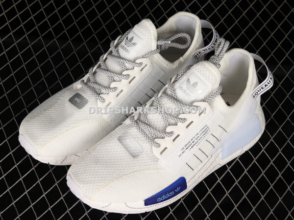 Adidas NMD R1 V2 Shoes Cloud White Core Black Bold Blue