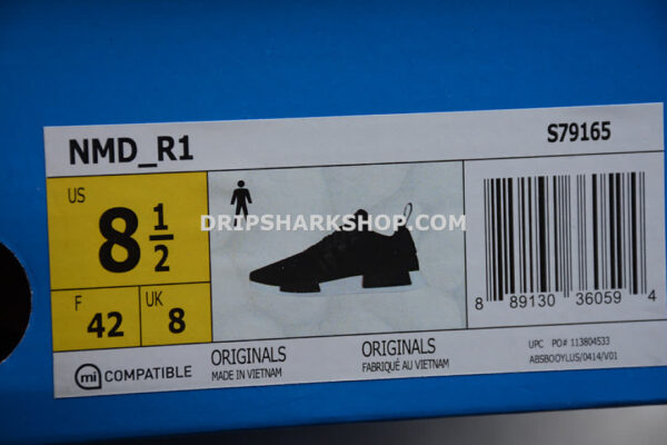Adidas NMD R1 Black Monochrome Black White